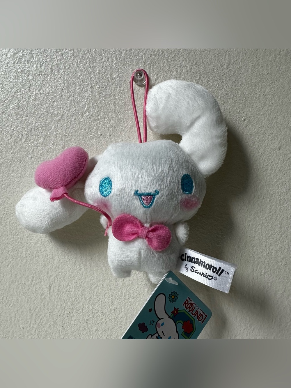 Round 1 x Sanrio Cinnamoroll Plush Keychain